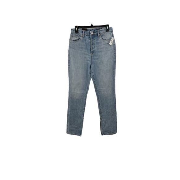 NWT Blank NYC The Cooper Slim Straight Jeans Size 28 Slit Leg Denim Button Fly - Picture 2 of 8